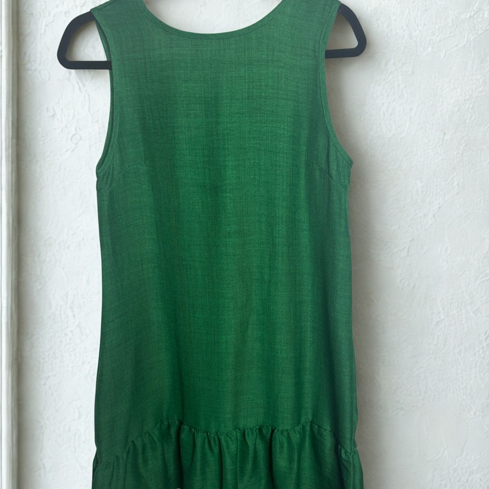 NWOT Beautiful Green Sleeveless Dress - Picture 4 of 5